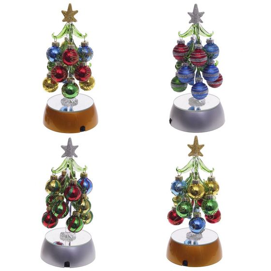 Изделие декоративное с подсветкой "Ёлочка" (3хАА н/п), L9 W9 H18 см