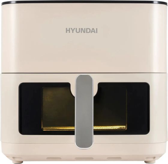 Аэрогриль Hyundai HYF-9086 8л 2000Вт сливочный/черный