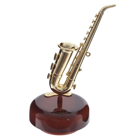 Изделие декоративное "Саксофон" (музык.), L13 W9 H19,5 см