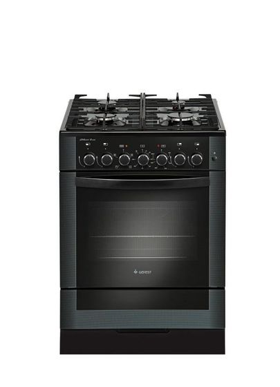 Плита комбинированная Gefest ПГЭ 6502-02 0044 черный без крышки реш.чугун