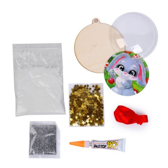 !09 Набор для творчества «Новогоднее украшение на ёлку», 1 форма