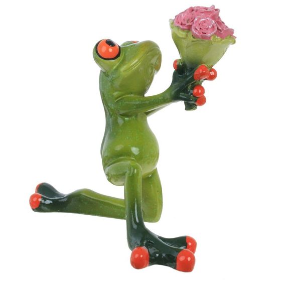 Фигурка декоративная &quot;Лягушка&quot;, Д13,5 Ш7 В11 см