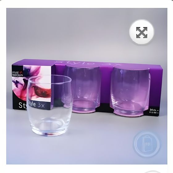 !09 Набор стаканов "Style" , 2 шт., 340 мл.
