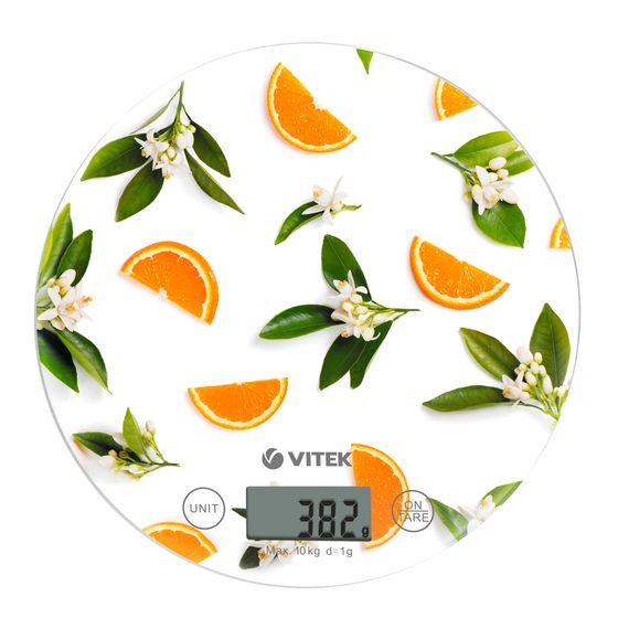 Весы кухонные Vitek VT-2418 MC макс:10кг апельсинки