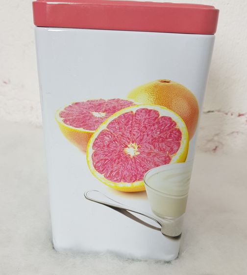 !09 Банка для хранения &quot;Sucke&quot;, металл, вертикальная