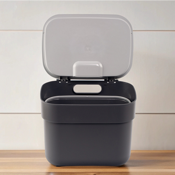 Контейнер для мусора READY TO COLLECT темно-серый/светло-серый 5л