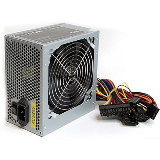 Блок питания 450W ATX Foxline FZ450R 12cm fan 24pin 4+4pin 3xSATA 2xMolex 1xFloppy