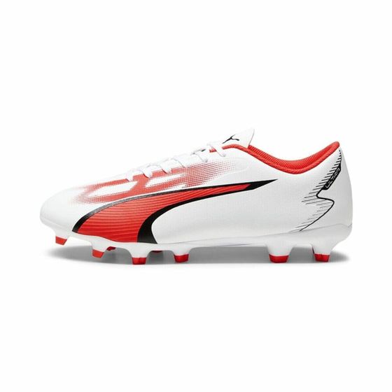 Футбольные бутсы Puma Ultra Play FG/AG для взрослых, белые, красные