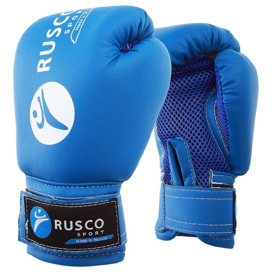 Перчатки боксёрские RUSCO SPORT, детские, 4 унции, цвет синий