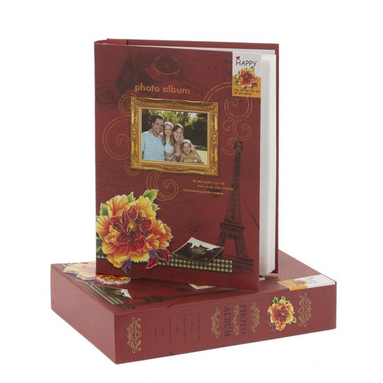 Фотоальбом для 200 фото 10*15, Д21 Ш5,5 В26 см, 2в.