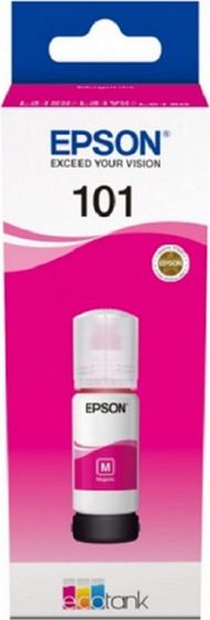 Картридж струйный Epson L101 C13T03V34A пурпурный (6000стр.) (70мл) для Epson L4150/L4160/L6160/L6170/L6190