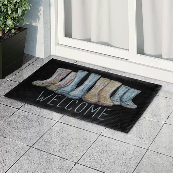Коврик придверный 3D BOOTS 45х75см