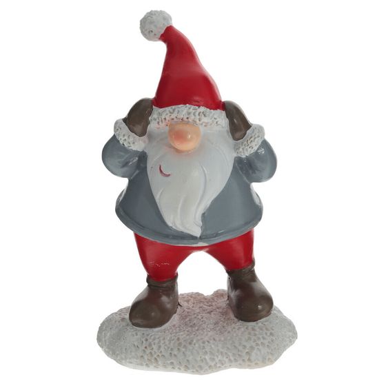 Фигурка декоративная &quot;Дед мороз&quot;, L6 W5 H10,5 см, 3в.