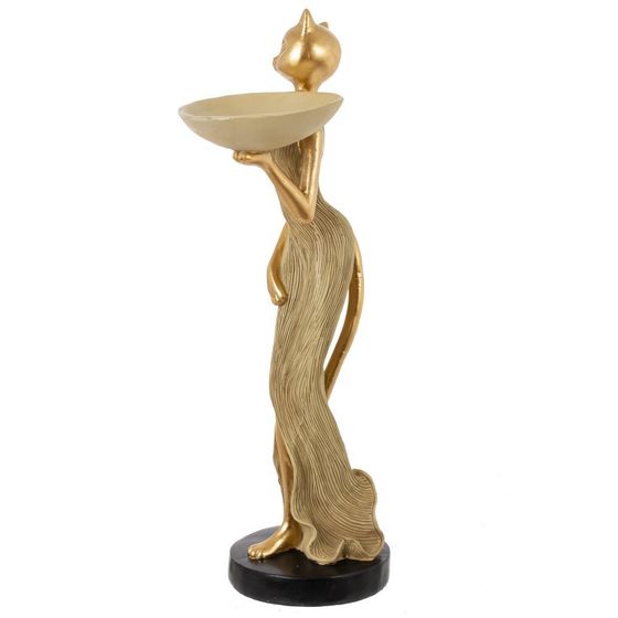 Фигурка декоративная &quot;Кошка&quot;, Д15 Ш12 В33 см