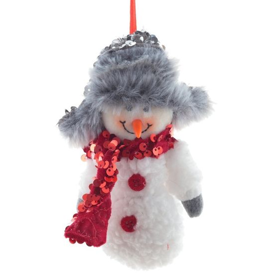 Игрушка набивная&quot;Снеговик&quot;, L9 W6 H17 см, 2в.