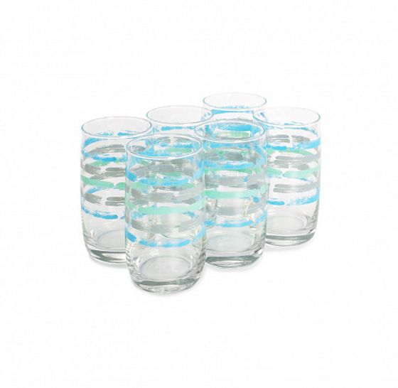 Набор стаканов ФРАНЦУЗСКИЙ РЕСТОРАНЧИК КИСТОЧКА 6шт 330мл высокий