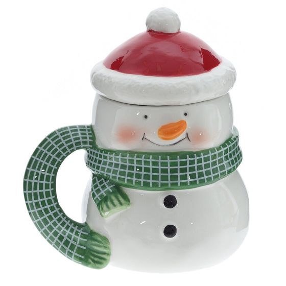 Кружка &quot;Снеговик&quot;, 550 мл, L14 W11 H16 см, 2в.
