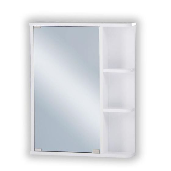Зеркало-шкаф для ванной комнаты &quot;Стандарт 55&quot; правый, 70 см х 55 см х 12 см