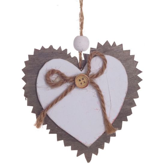 Украшение новогоднее &quot;Сердце/Звезда/Елка&quot;, L10 W0,5 H10 см, 2в.