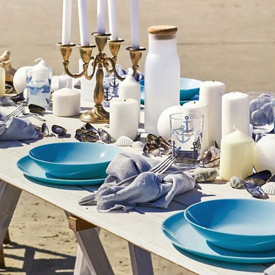 Тарелка суповая ДИВАЛИ ЛАЙТ БЛЮ 20см