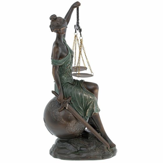 Фигурка декоративная &quot;Фемида&quot;, Д17 Ш16 В34 см