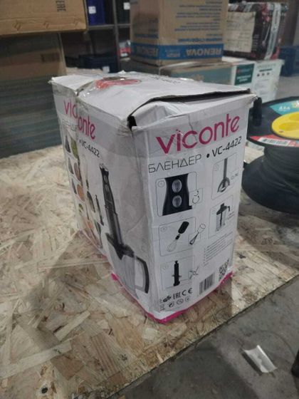 УЦЕНКА-Блендер погружной Viconte VC-4422-(трещины на чаше, порван ФГТ, плохая упаковка)