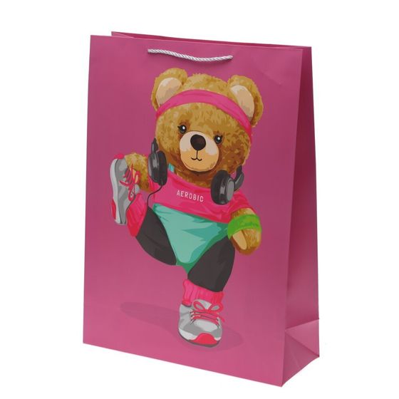 Пакет подарочный (бумага 210г/м2, блок 12шт), L40 W15 H55 см, 4в.