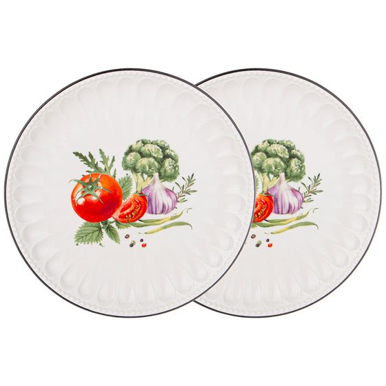 НАБОР ТАРЕЛОК ОБЕДЕННЫХ LEFARD &quot;KITCHEN PASSIONS&quot; 2 ШТ. 26*2,8 СМ