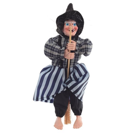 Игрушка набивная &quot;Баба-яга&quot;, Д15 Ш11 В28 см, 3в.