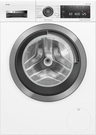 Стиральная машина Bosch Serie 8 WAX02KLOSN белый 10кг 1600об/мин инвертер англ. панель