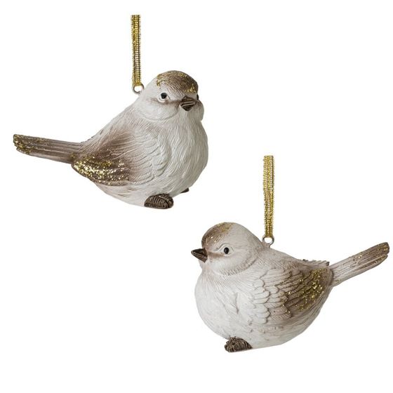 Фигурка декоративная  подвесная &quot;Птичка&quot;, L10 W6 H7 см, 2в.