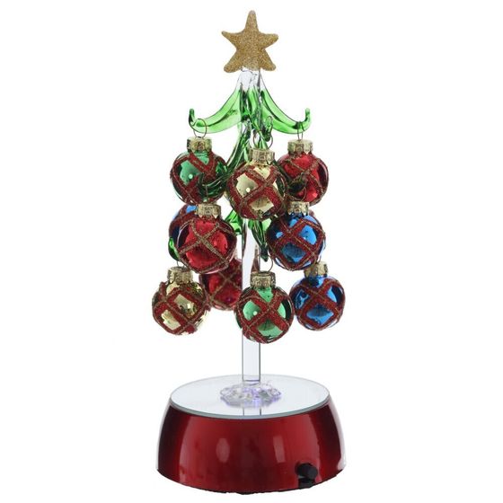 Изделие декоративное &quot;Ёлка&quot; с подсветкой (AAx3 н/п), L8,5 W8,5 H20 см