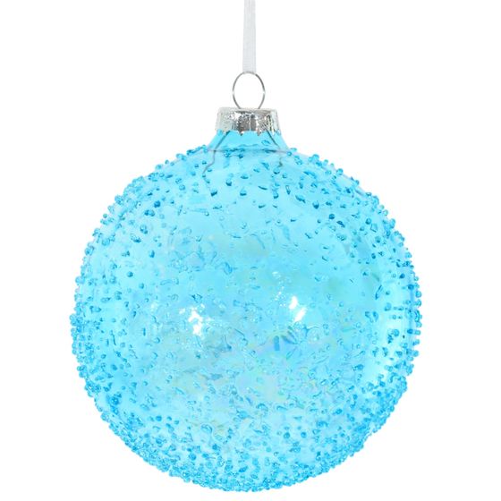Украшение новогоднее "Шар", D 10 см, L10 W10 H10 см, 3в.