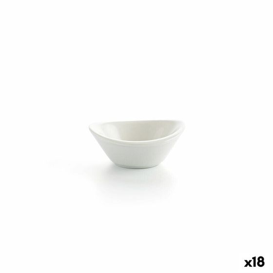 Bludo Ariane Alaska Mini Ceramics Белый (8,5 x 8,3 x 3,5 см) (18 шт.)