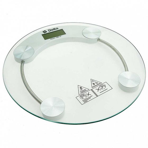 Весы напольные Delta D-9300 180кг прозрачный