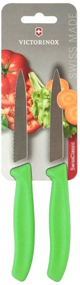 Набор ножей Victorinox Swiss Classic 6.7796.L4B 2шт салатовый