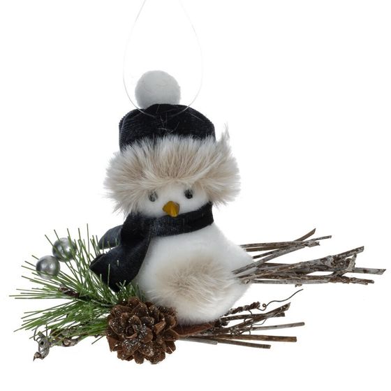 Изделие декоративное подвесное &quot;Птичка&quot;, L15 W6 H14 см, 2в.