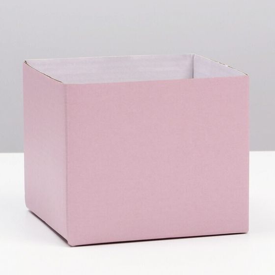 !09 Комплект из 4-х коробок: Коробка подарочная складная, «Верь в счастье», 12 х 17 х 10 см. (2 штуки) + Коробка сборная «Розовая жемчужина», 12 х 10 х 12 см. (2 штуки).