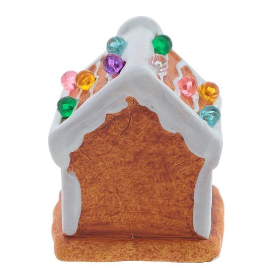 Фигурка декоративная с подсветкой &quot;Домик пряничный&quot;, L6 W5,5 H7,5 см,  LR44 2 шт.