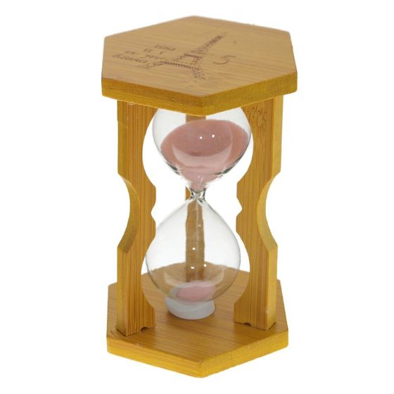 Часы песочные, Д7 Ш7 В12 см, 3в. цена за1 шт.