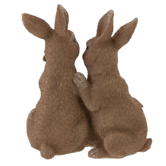 Фигурка декоративная &quot;Зайцы&quot;, L13 W8,5 H14 см