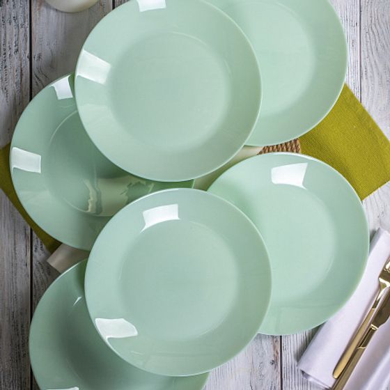 Тарелка обеденная ZELIE PARADISE GREEN 25см