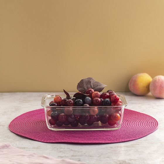 Контейнер ПЮРБОКС АКТИВ НЕОН РОЗОВЫЙ 1220мл прямоугольный