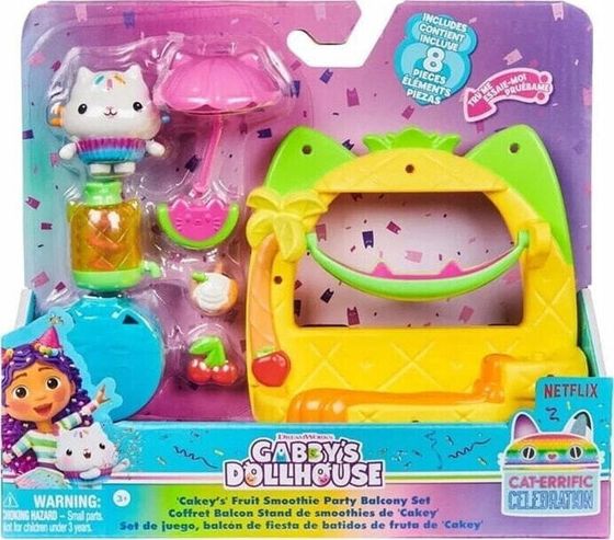 Spin Master Gabby&#39;s Dollhouse Balcony Set - Cakey