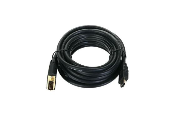 Кабель TVcom HDMI-DVI-D 5м черный (LCG135E-5M)
