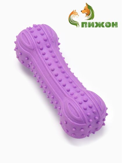 Игрушка жевательная &quot;Пухлая кость&quot;, TPR, 12,8 см, фиолетовая