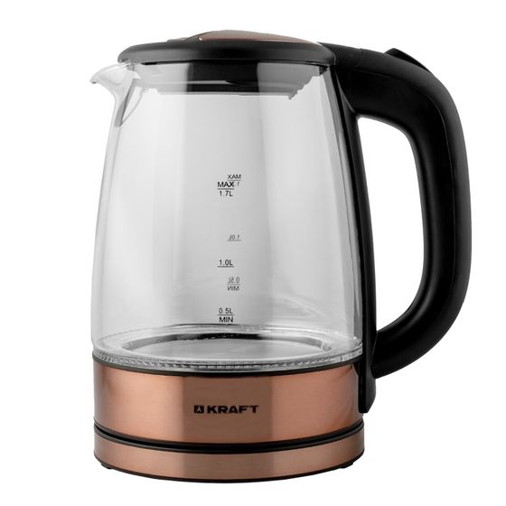 Чайник электрический Kraft KF-KC1707BZ 1.7л 2200Вт бронзовый