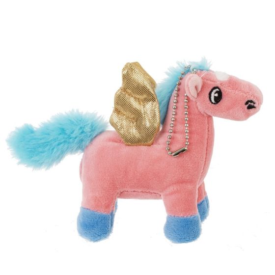 Игрушка набивная &quot;Лошадка&quot;, с цепочкой, L14 W6 H10 см, 4в.