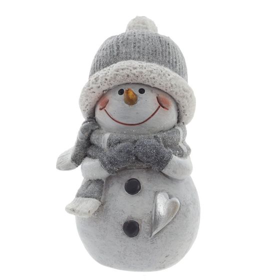 Фигурка декоративная &quot;Снеговик&quot;, L5 W5 H8 см, 2в.
