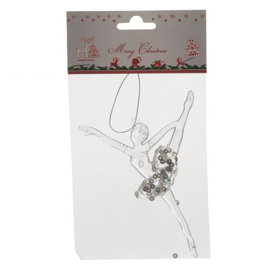 Украшение новогоднее &quot;Балерина&quot;, L10 W2,5 H14 см